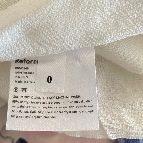 Reformation Emmie Midi Floral Dress in Blueberries - Picture 6 of 7